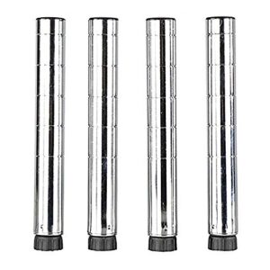 regal altair chrome wire shelving posts | pack of 4 posts | nsf commercial heavy duty (chrome wire shelving posts, 34”h)