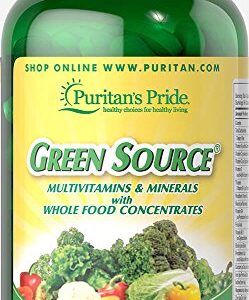 Puritans Pride Green Source Multivitamin and Minerals, 240 Count