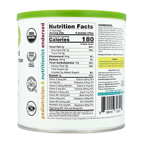 (4-Pack) Else Plant-Based Complete Nutrition Drink for Toddlers, 22 Oz., Dairy-Free, Soy-Free, Corn-Syrup Free, Gluten-Free, Non-GMO, Whole plants Ingredients, Vitamins and Minerals for 12 mo.+, Vegan, Organic