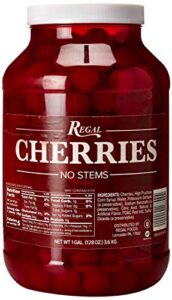regal maraschino cherries without stems – 1 gallon