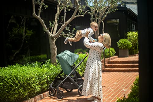 Vista V2 Stroller - Gwen (Green mélange/Carbon/Saddle Leather)