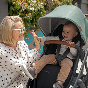 Vista V2 Stroller - Gwen (Green mélange/Carbon/Saddle Leather)