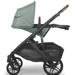 Vista V2 Stroller - Gwen (Green mélange/Carbon/Saddle Leather)