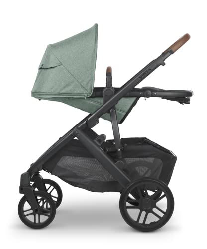 Vista V2 Stroller - Gwen (Green mélange/Carbon/Saddle Leather)