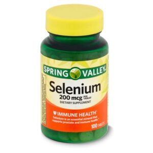Spring Valley Selenium 200 mcg - 100 Tablets Pack of 2