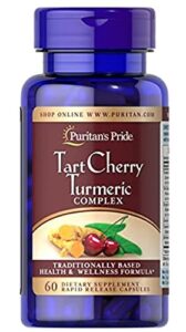 puritan’s pride tart cherry turmeric complex-60 capsules