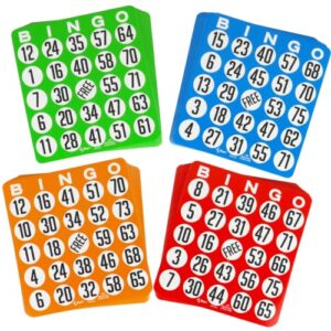 Regal Games - Family Bingo Bundle - Includes 100 Unique Bingo Cards, 75 Jumbo Calling Cards, 1000 Colorful Chips - Fun Family-Friendly Game - Ideal for Large Groups, Parties, Game Nights - Ages 8+