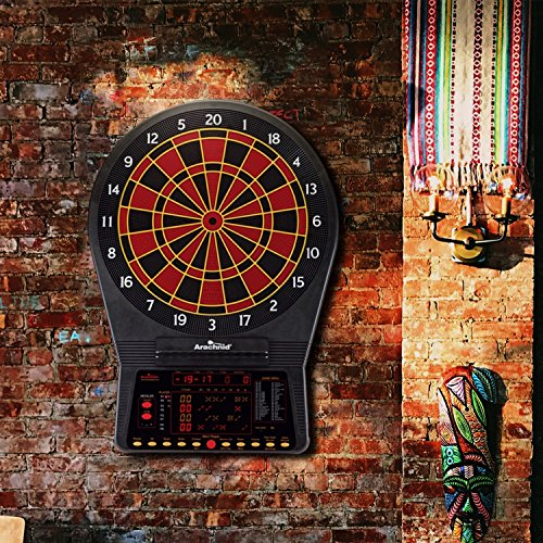 Cricket Pro 900 by Arachnid- Talking Electronic Dartboard, 15.5" Target Area, Up to 8 Player Score Display, Solo Play, MPR and PPD Scoring, 8 New Games, Includes Soft Tip Darts and Extra Tips