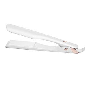 t3 lucea 1.5” professional flat iron with wider plates for smooth, frizz-free results on long, thick or coarse hair, custom blend ceramic straightening & styling iron with 9 adjustable heat settings