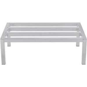 Regal Altair Aluminum Dunnage Rack | Storage in Restaurant, Kitchens and Garages and More! (24" Long x 14" Wide | Height: 8" Off The Floor)