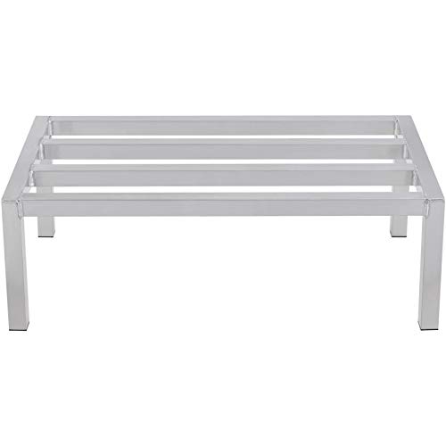 Regal Altair Aluminum Dunnage Rack | Storage in Restaurant, Kitchens and Garages and More! (24" Long x 14" Wide | Height: 8" Off The Floor)