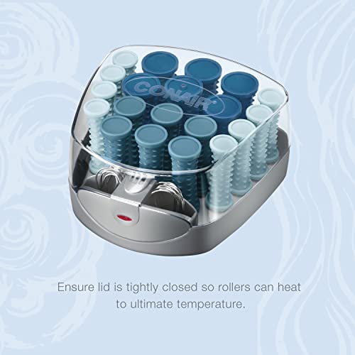 Conair Compact Multi-Size Hot Rollers, Blue
