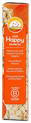 Happy Tot Organics Oat Bars, Organic Bananas & Carrots (box of 5)