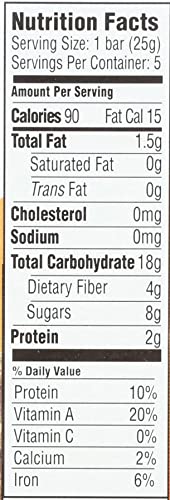 Happy Tot Organics Oat Bars, Organic Bananas & Carrots (box of 5)