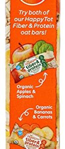 Happy Tot Organics Oat Bars, Organic Bananas & Carrots (box of 5)