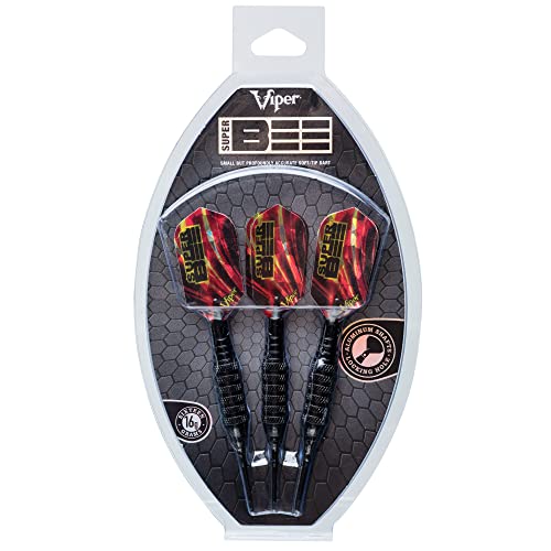 Viper Super Bee Soft Tip Darts: Black Coated Brass, 16 Grams