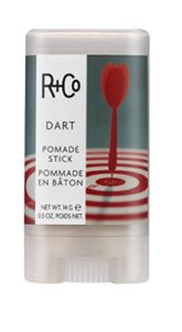 r+co dart pomade stick | long lasting texture + shapes, tames flyaways | vegan + cruelty-free | 0.5 fl oz