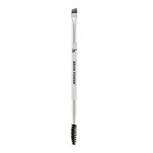 it cosmetics heavenly luxe brow power universal brow-transformer brush #21 – angled brush + spoolie brush – for natural-looking, polished brows – with award-winning heavenly luxe hair
