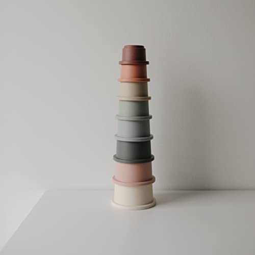 mushie Stacking Cups Toy | Made in Denmark (Original)