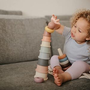 mushie Stacking Cups Toy | Made in Denmark (Original)