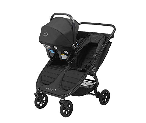 Baby Jogger City Mini GT2 All-Terrain Double Stroller, Jet , 40.7x29.25x42.25 Inch (Pack of 1)