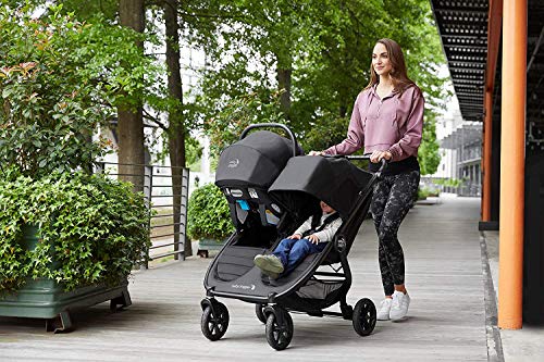 Baby Jogger City Mini GT2 All-Terrain Double Stroller, Jet , 40.7x29.25x42.25 Inch (Pack of 1)