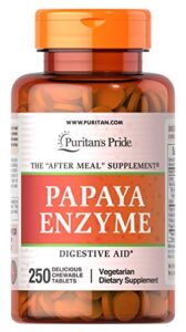 puritan’s pride papaya enzyme-250 chewables
