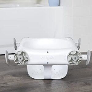 Regalo Baby Basics™ Bath Seat, Provides Support and Balance for Sit-Up Bathing, Includes Strong and Secure Suction Cup System, Drain Holes for Easy Clean Up, Sets Up and Stores in Seconds