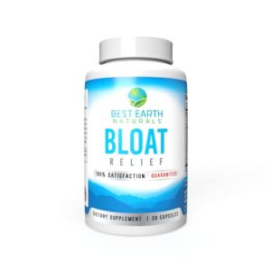 bloat relief – water supplement with dandelion, green tea, cranberry, apple cider vinegar & more 30 count