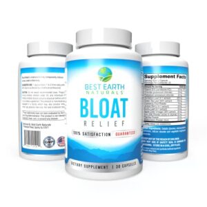 Bloat Relief - Water Supplement with Dandelion, Green Tea, Cranberry, Apple Cider Vinegar & More 30 Count