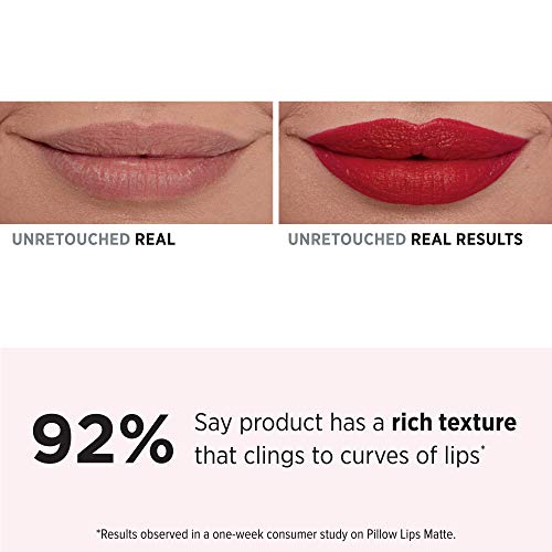 IT Cosmetics Pillow Lips Lipstick, Wishlist - Cool Rose with a Matte Finish - High-Pigment Color & Lip-Plumping Effect - With Collagen, Beeswax & Shea Butter - 0.13 oz