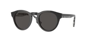 burberry reid be4359 399687 49mm black/dark grey phantos sunglasses for men + bundle with designer iwear complimentary eyewear kit