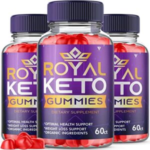 (3 pack) royal keto gummies weight loss shark acv tank oprah winfrey belly fat diet – royalketo acv gunmies apple cider vinegar supplement keto+acv regal royle royel weightloss women (180 gummies)