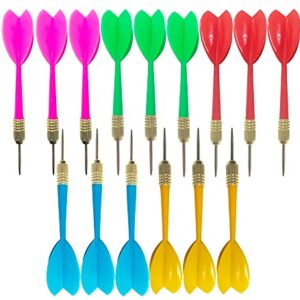 Interbusiness BBstep Steel Tip Dart Colorful Dart 15pcs 6g Assorted Color