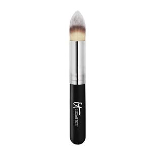 it cosmetics heavenly luxe pointed precision complexion brush #11 – luxurious, controlled application – for cream & powder makeup – soft, pro-hygienic bristles