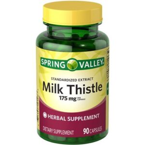 spring valley – milk thistle 175 mg, 90 capsules by spring valley