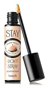 benefit cosmetics stay don’t stray stay-put primer for concealers & eye shadows, light/medium