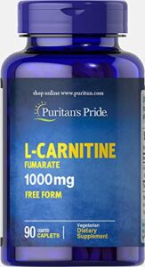 puritan’s pride l-carnitine fumarate 1000 mg-90 caplets