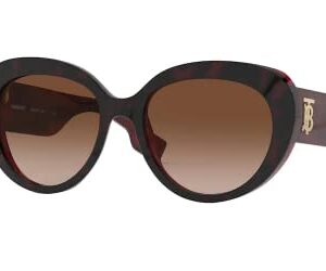 Rose BE4298 390513 54MM Top Havana on Bordeaux/Brown Gradient Cat Eye Sunglasses for Women + BUNDLE With Designer iWear Complimentary Eyewear Kit