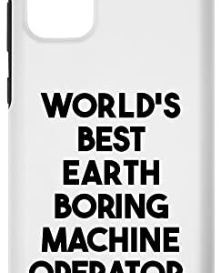 Galaxy S20+ World's Best Earth Boring Machine Operator Case