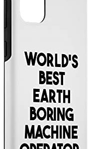 Galaxy S20+ World's Best Earth Boring Machine Operator Case