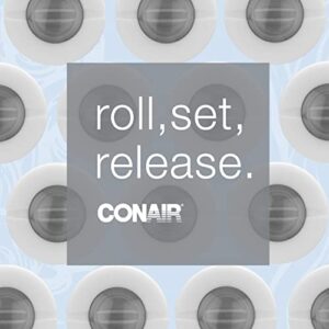 Conair Instant Heat Travel 1.5-Inch Hot Rollers, White, Set of 5