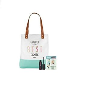 benefit cosmetics tote bag with bad girl mascara mini, the porefessional face primer mini, limited edition