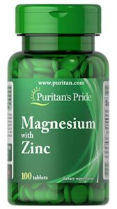 puritan’s pride magnesium with zinc