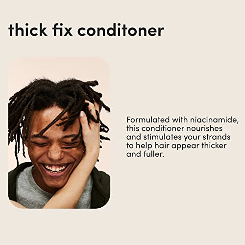 hims Thick Fix Shampoo and Conditioner Set for Men- Thickening, Moisturizing, Reduces Shedding- Color Safe Hair Loss Shampoo and Conditioner- 2 pack, 6.4oz