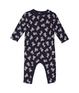 burberry baby boy’s multi bear one-piece (infant) midnight ip pattern 6 months