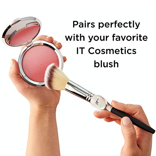 IT Cosmetics Heavenly Luxe French Boutique Blush Brush #4 - For Cream & Powder Blush - Soft-Focus, Naturally Pretty Finish - With Award-Winning Heavenly Luxe Hair