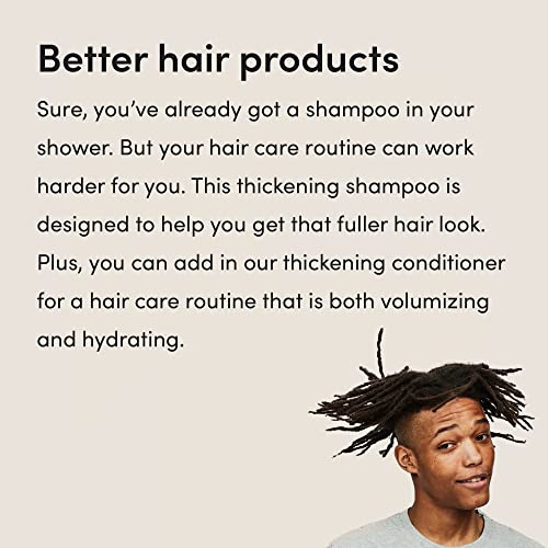 hims thick fix conditioner with niacinamide, locks in moisture and boosts appearance of thicker fuller hair, 2 pack, 6.4oz