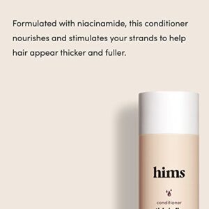 hims thick fix conditioner with niacinamide, locks in moisture and boosts appearance of thicker fuller hair, 2 pack, 6.4oz