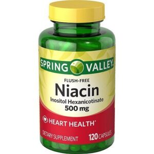 spring valley dietary supplement flush free niacin 120 ct by spring valley